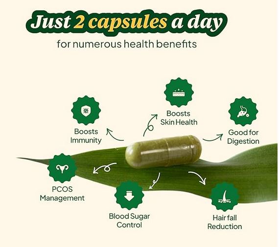 Trustmeds Moringa Capsules - Immune Support & Skin Health Supplement view 4